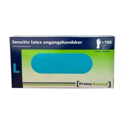 Blå nitril engangshandsker – pudderfri – 100 stk – latexfri og følsomme