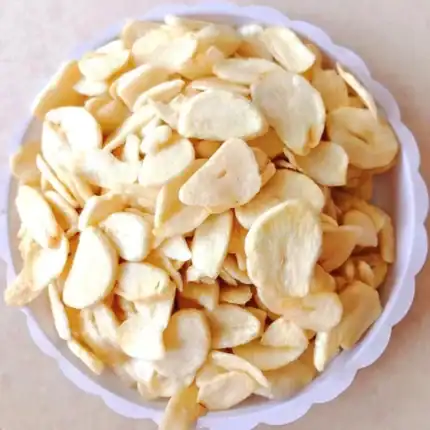 Hvidløgsflager 90g – tørrede hvidløgsstykker i klar emballage